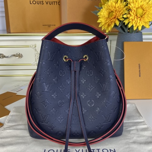 루이비통 바이컬러 모노그램 앙프렝뜨 마린루즈 네오노에 MM