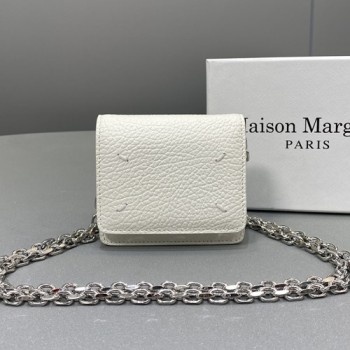 메종 마르지엘라 스티치 월릿 온 체인백