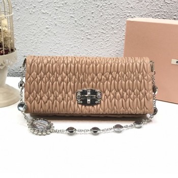 미우미우 CLOQUE 나파 크리스탈 숄더백