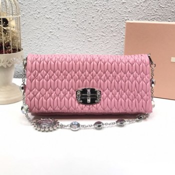 미우미우 CLOQUE 나파 크리스탈 숄더백