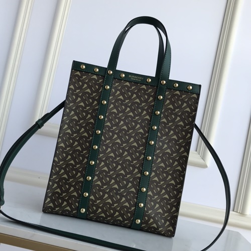 버버리 E-캔버스 포트레이트 토드백