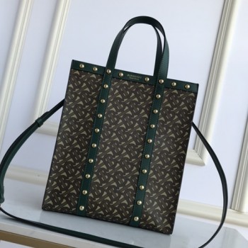 버버리 E-캔버스 포트레이트 토드백