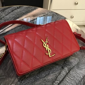 생로랑 ANGIE 앤지 다이아몬드 퀼팅 숄더백