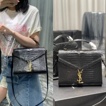 생로랑 CASSANDRA 카산드라 탑 핸들백