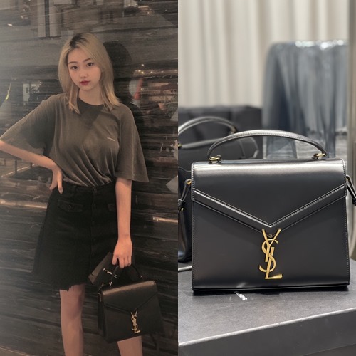 생로랑 CASSANDRA 카산드라 탑 핸들백