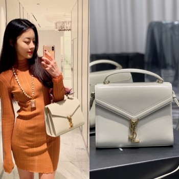 생로랑 CASSANDRA 카산드라 탑 핸들백