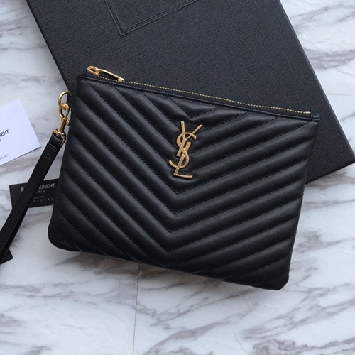 생로랑 YSL로고 모노그램 클러치백 24cm