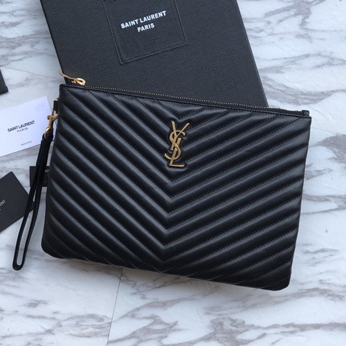 생로랑 YSL로고 모노그램 클러치백 30cm