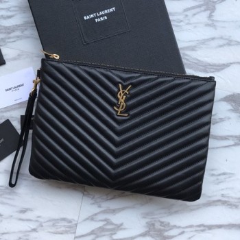 생로랑 YSL로고 모노그램 클러치백 30cm