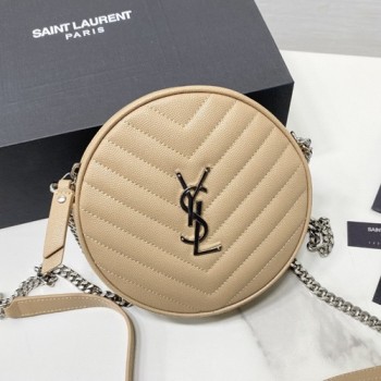 생로랑 라운드 탬버린백