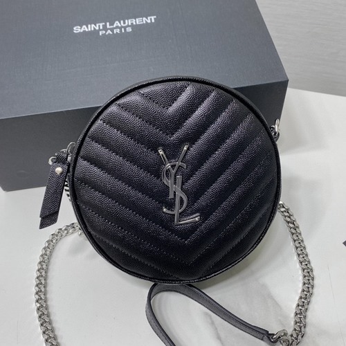 생로랑 라운드 탬버린백