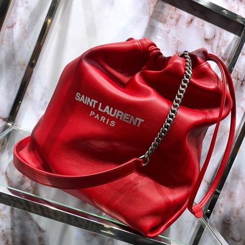 생로랑 테디 버킷백