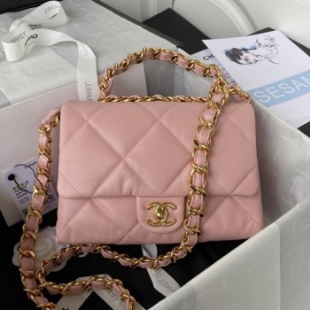 샤넬 22B AS3499 체인 탑 핸들 미니 크로스백