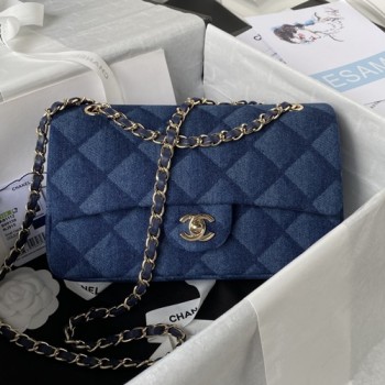 샤넬 22B 데님 플랩백 25cm