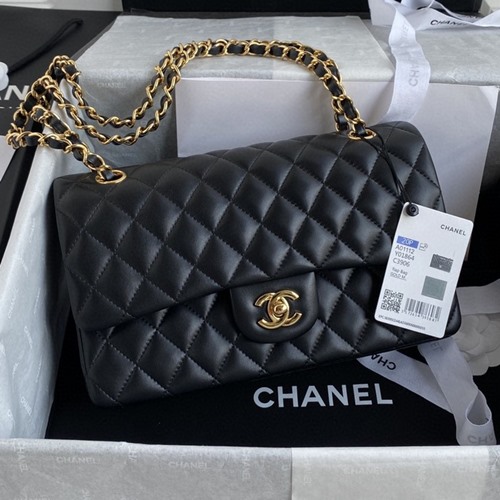 샤넬 1112 램스킨 클래식 플랩백(내장칩)