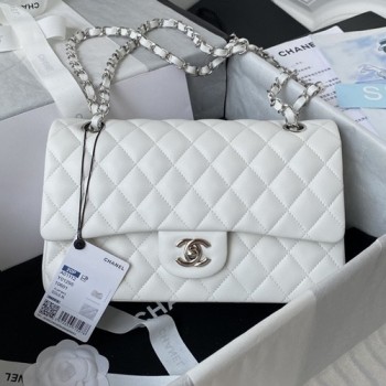 샤넬 1112 램스킨 클래식 플랩백(내장칩)