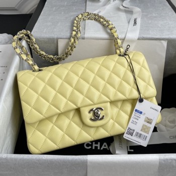 샤넬 1112 램스킨 클래식 플랩백(내장칩)