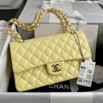 샤넬 1112 램스킨 클래식 플랩백(내장칩)