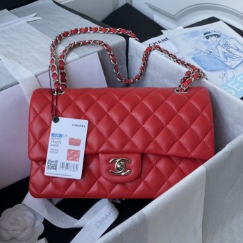 샤넬 1112 램스킨 클래식 플랩백(내장칩)