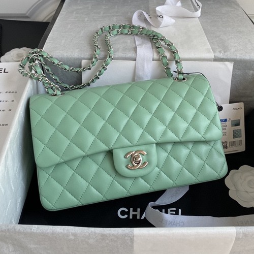 샤넬 1112 램스킨 클래식 플랩백(내장칩)