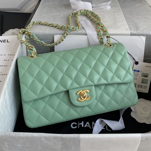 샤넬 1112 램스킨 클래식 플랩백(내장칩)