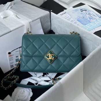 샤넬 AS2633 램스킨 퀼팅 플랩백
