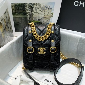 샤넬 AS2695 빈티지 골드체인 미니 플랩백