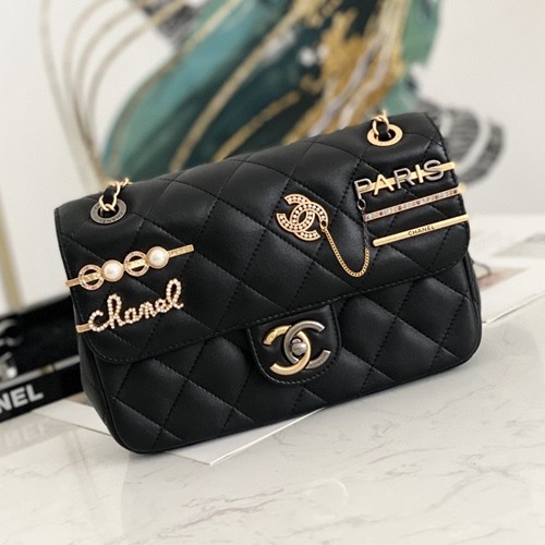 샤넬 AS2978 미니 럭키참 플랩백