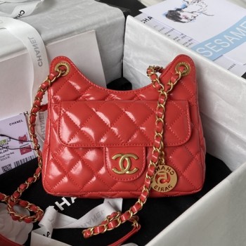 샤넬 AS3710 23C 포켓 체인 스몰 호보백