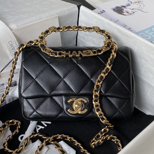 샤넬 AS3749 23C 탑핸들 플랩백