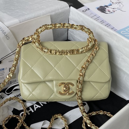 샤넬 AS3749 23C 탑핸들 플랩백