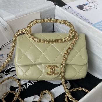 샤넬 AS3749 23C 탑핸들 플랩백