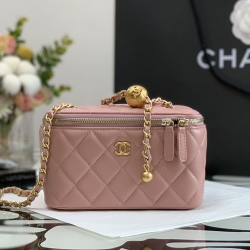 샤넬 골드볼 베니티 코스메틱 케이스