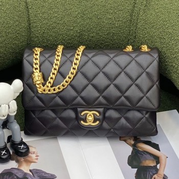 샤넬 램스킨 골드 메탈 플랩백