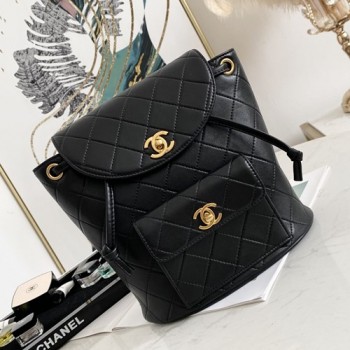 샤넬 빈티지 백팩 21cm