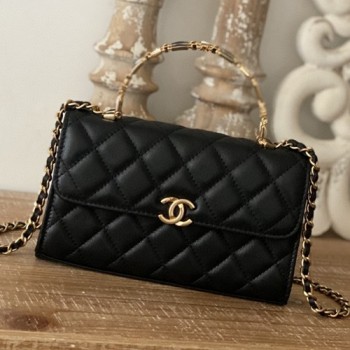 샤넬 탑핸들 플랩백