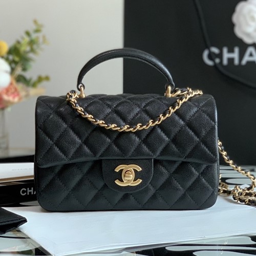 샤넬 탑핸들 플랩백