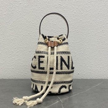 셀린느 196532 틴 드로우스트링 버킷백