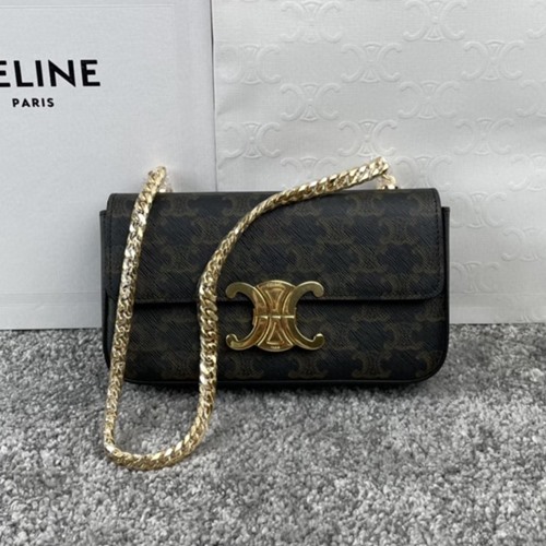 셀린느 197992 트리오페 체인 숄더백