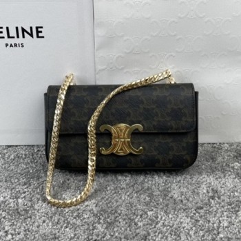 셀린느 197992 트리오페 체인 숄더백