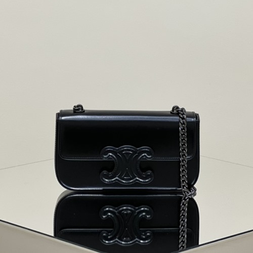 셀린느 199243 트리오페 퀴로 체인 숄더백