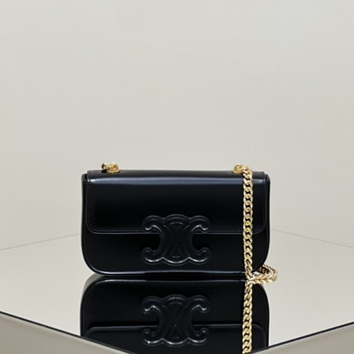 셀린느 199243 트리오페 퀴로 체인 숄더백