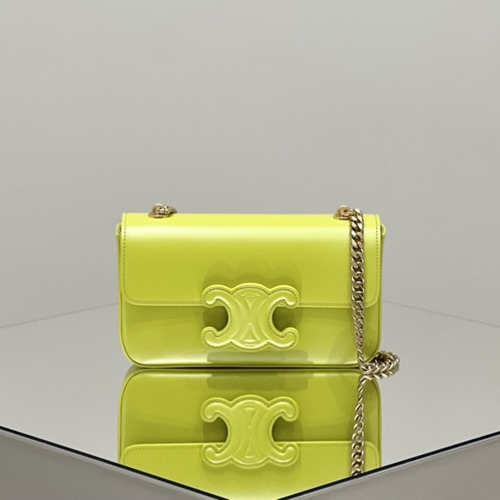 셀린느 199243 트리오페 퀴로 체인 숄더백