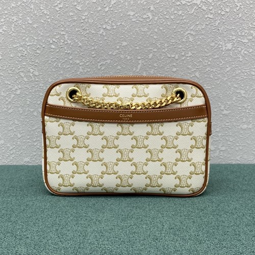 셀린느 PATAPANS 파타팡스 트리오페 캔버스 숄더백 20.5cm