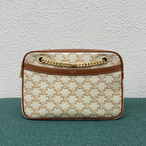 셀린느 PATAPANS 파타팡스 트리오페 캔버스 숄더백 26cm