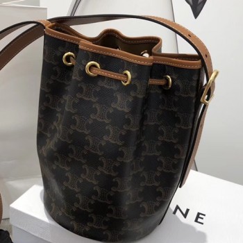 셀린느 TRIOMPHE  트리오페 버킷백 14cm