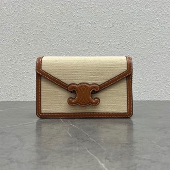 셀린느 WOC 퀴르 트리오페 윌렛 온 체인백