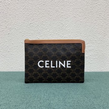 셀린느 캔버스 클러치백 24cm