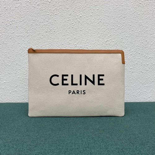 셀린느 캔버스 클러치백 34cm