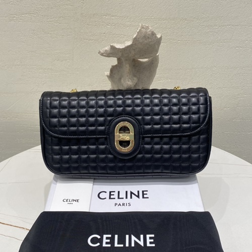 셀린느 퀄티드 숄더백